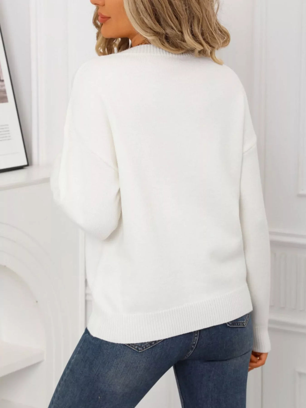 Valentine's Day Love Club Heart Graphic Sweater
