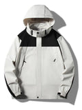 Men's Plus Size Casual Lightweight Hooded Jacket
