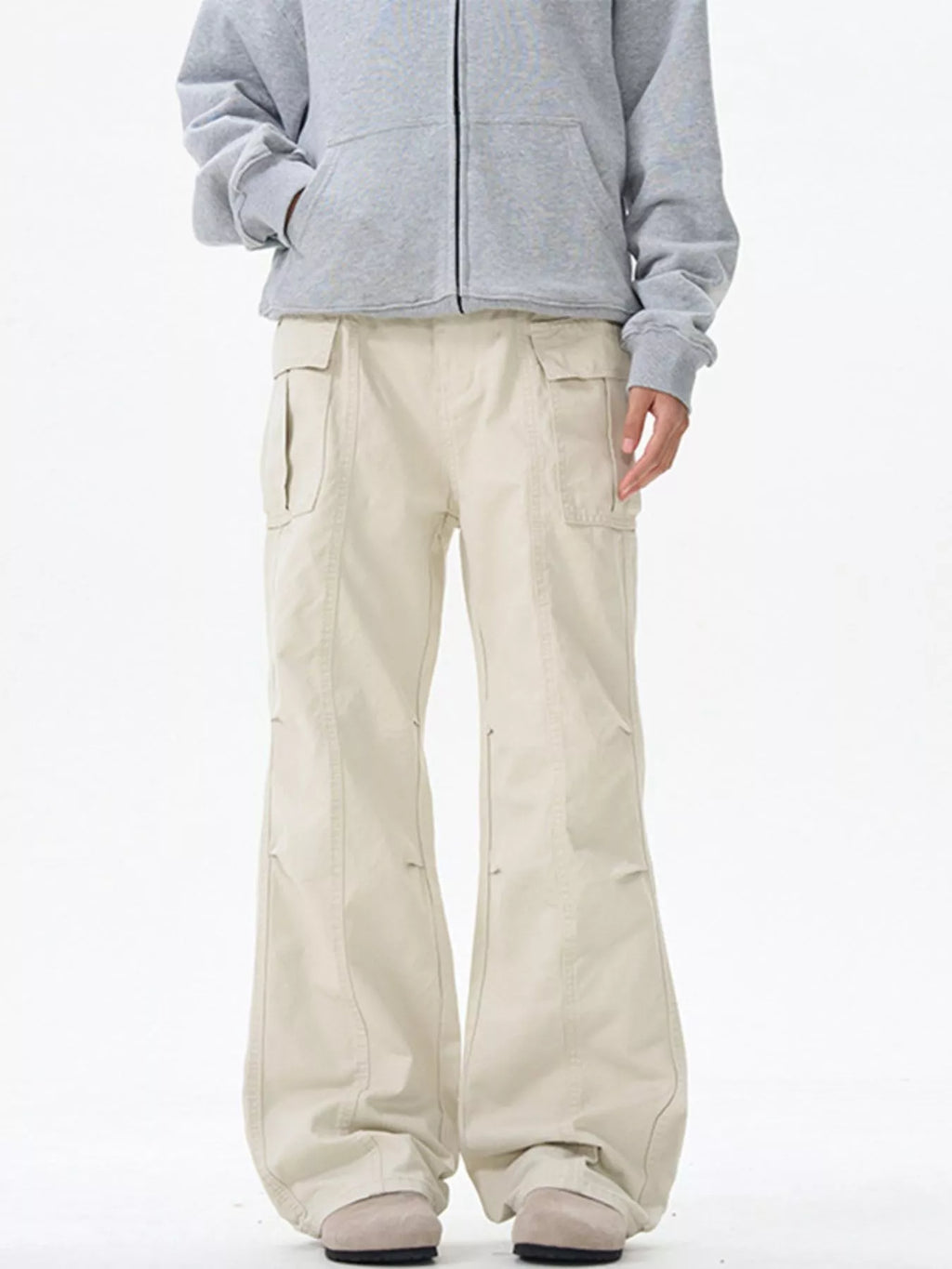 Men's Wide Leg Cargo Pants