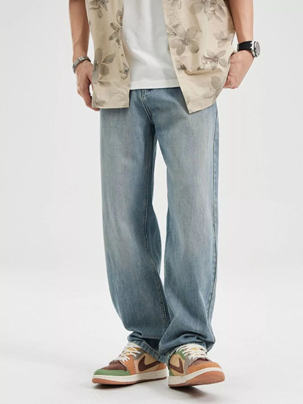 Men's Wash Relaxed Fit Jeans