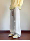 Men's Plus Size Textures Wide Leg Pants