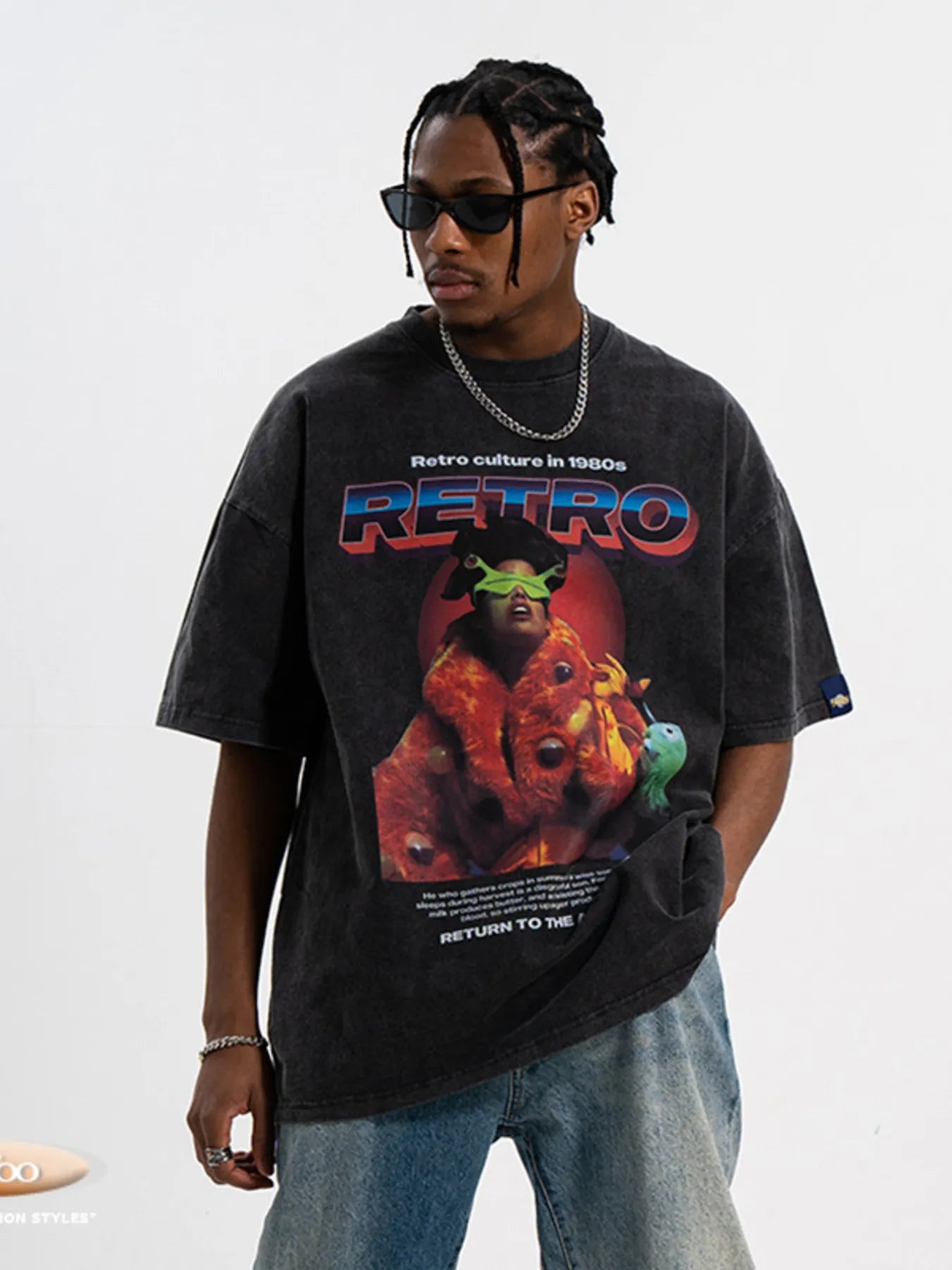 Men's Graphic Round Neck Half Sleeve T-Shirt