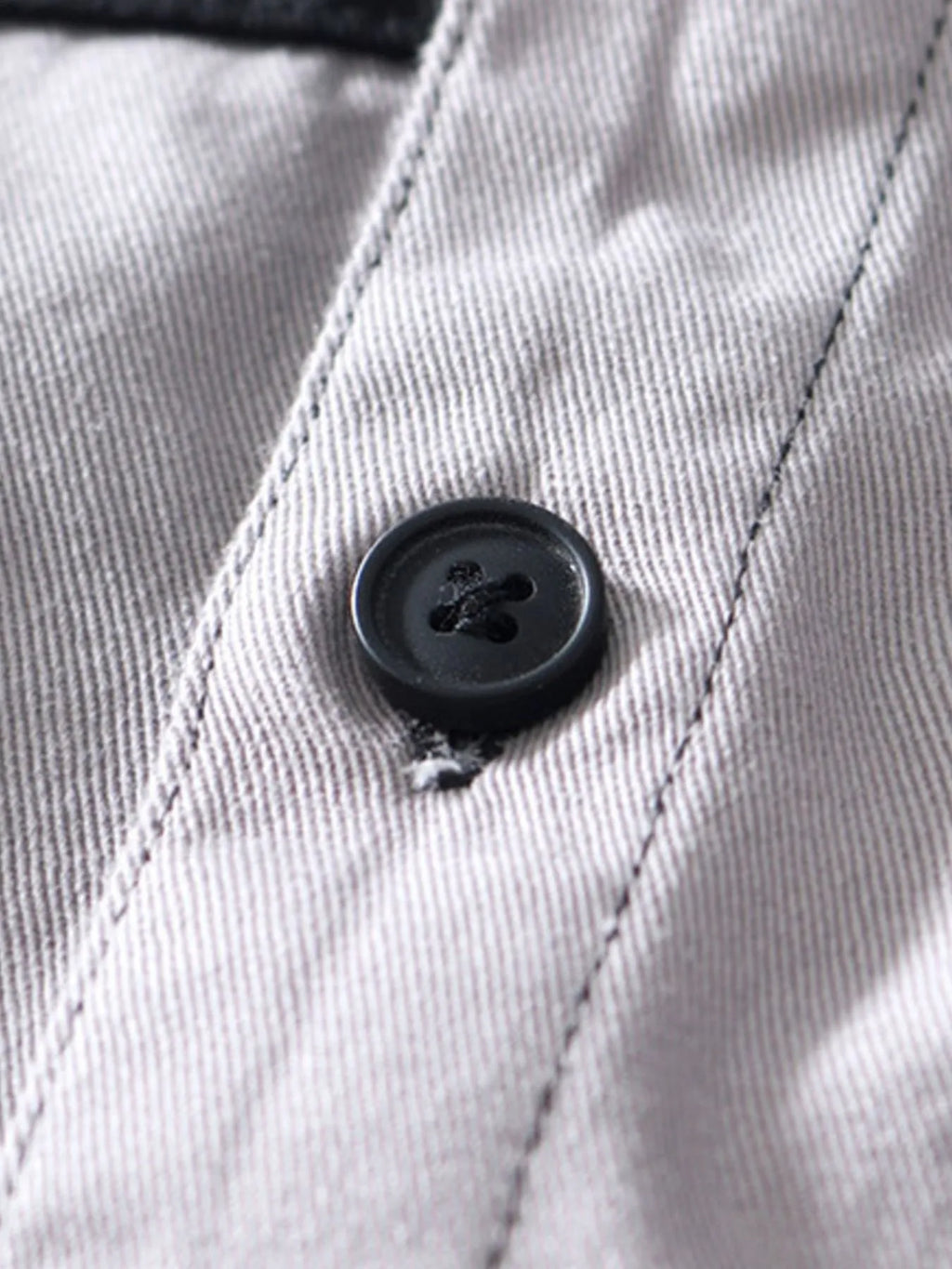 Men's Plus Size Color Block Button Up Shirt
