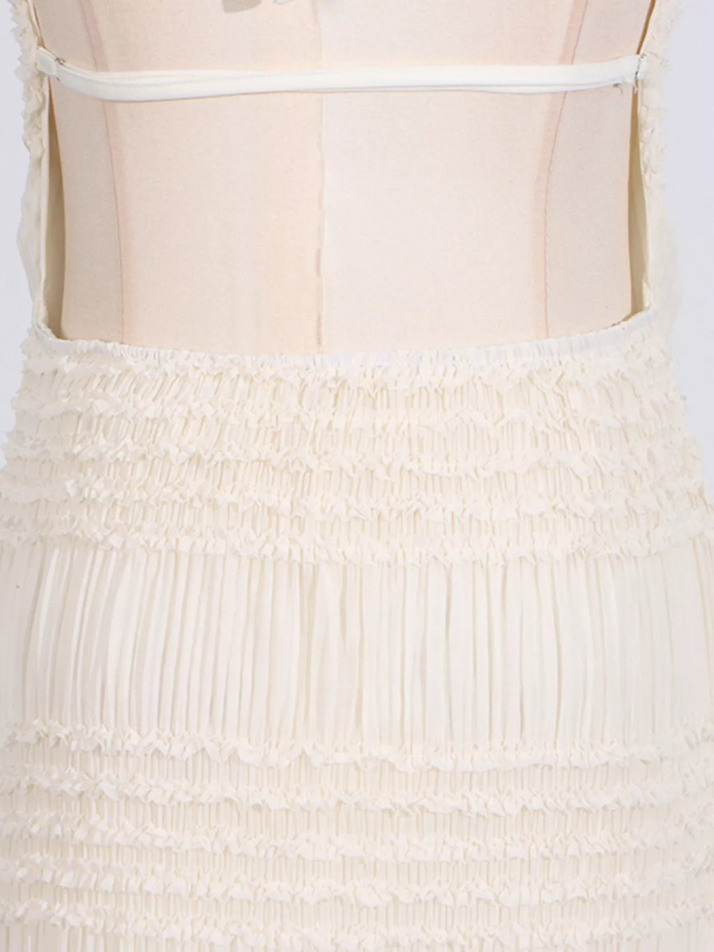 Ruched Halter Neck Maxi Dress