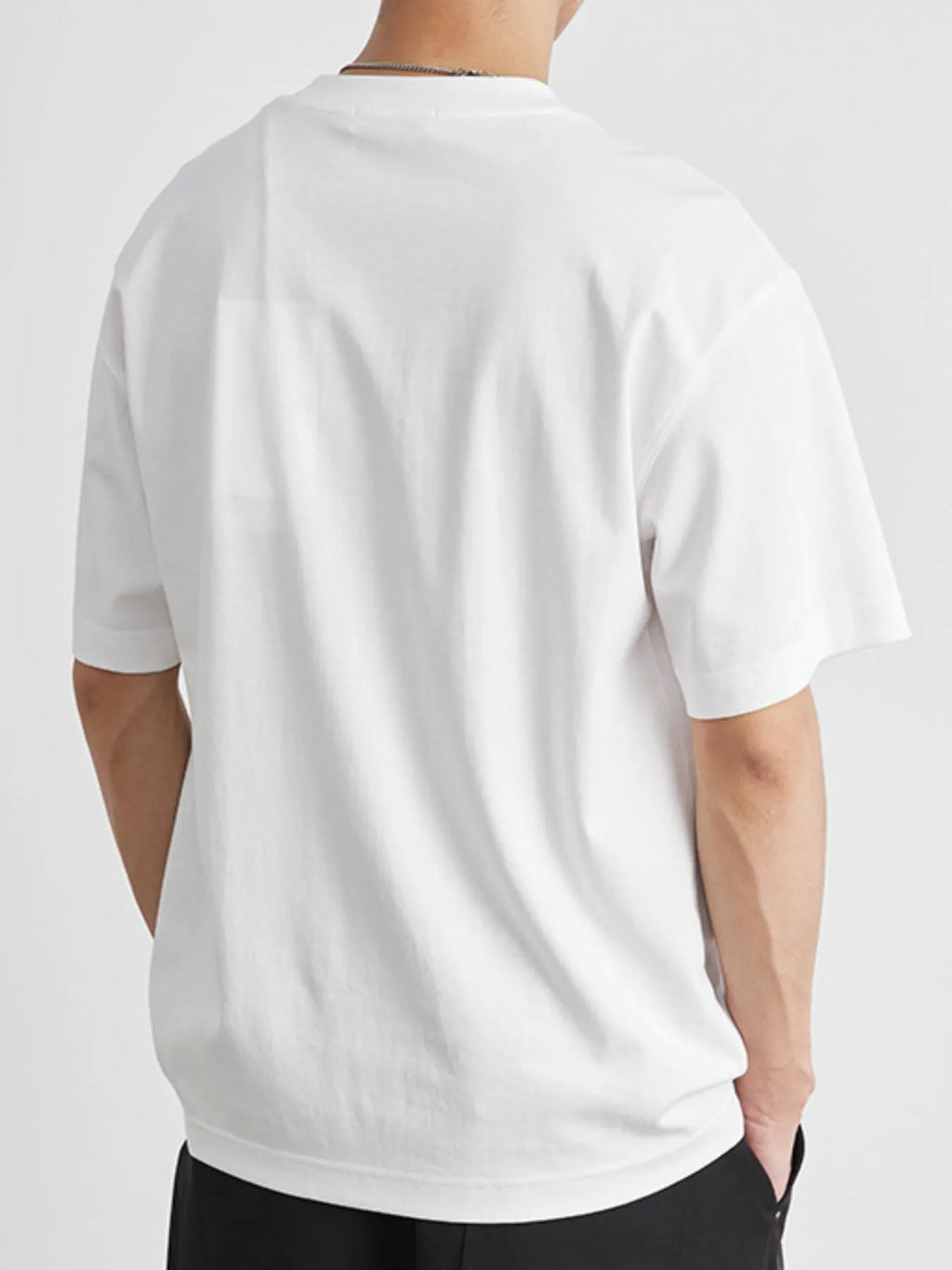 Men's Plus Size Round Neck Short Sleeve T-Shirt