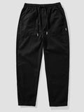 Men's Plus Size Drawstring Wide Leg Pants