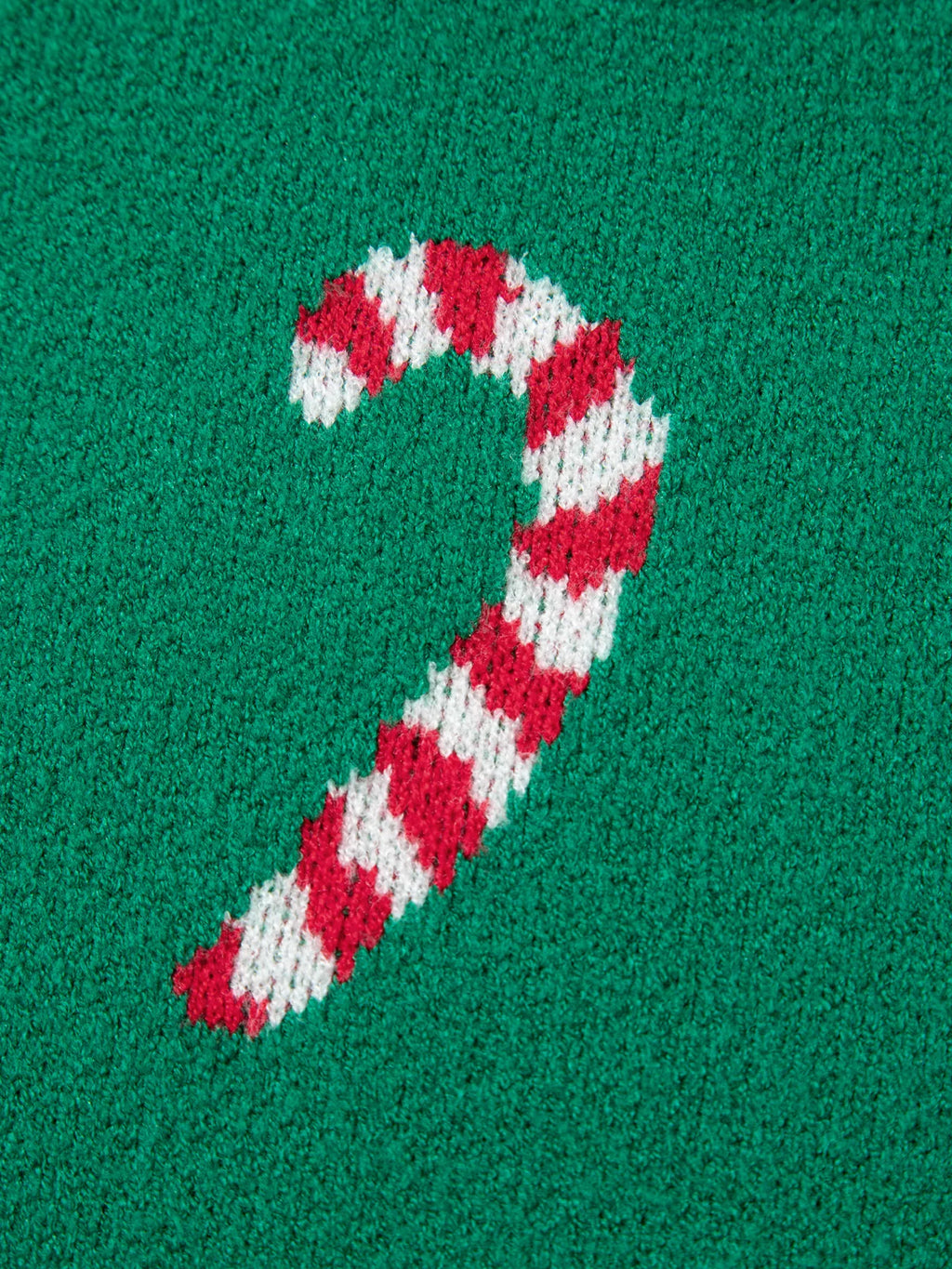 Christmas Candy Cane Holiday Drop Shoulder Sweater