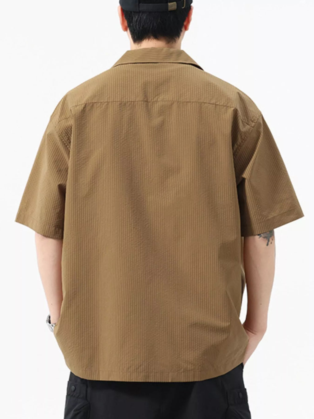 Men's Plus Size Casual Short Sleeve Shirt