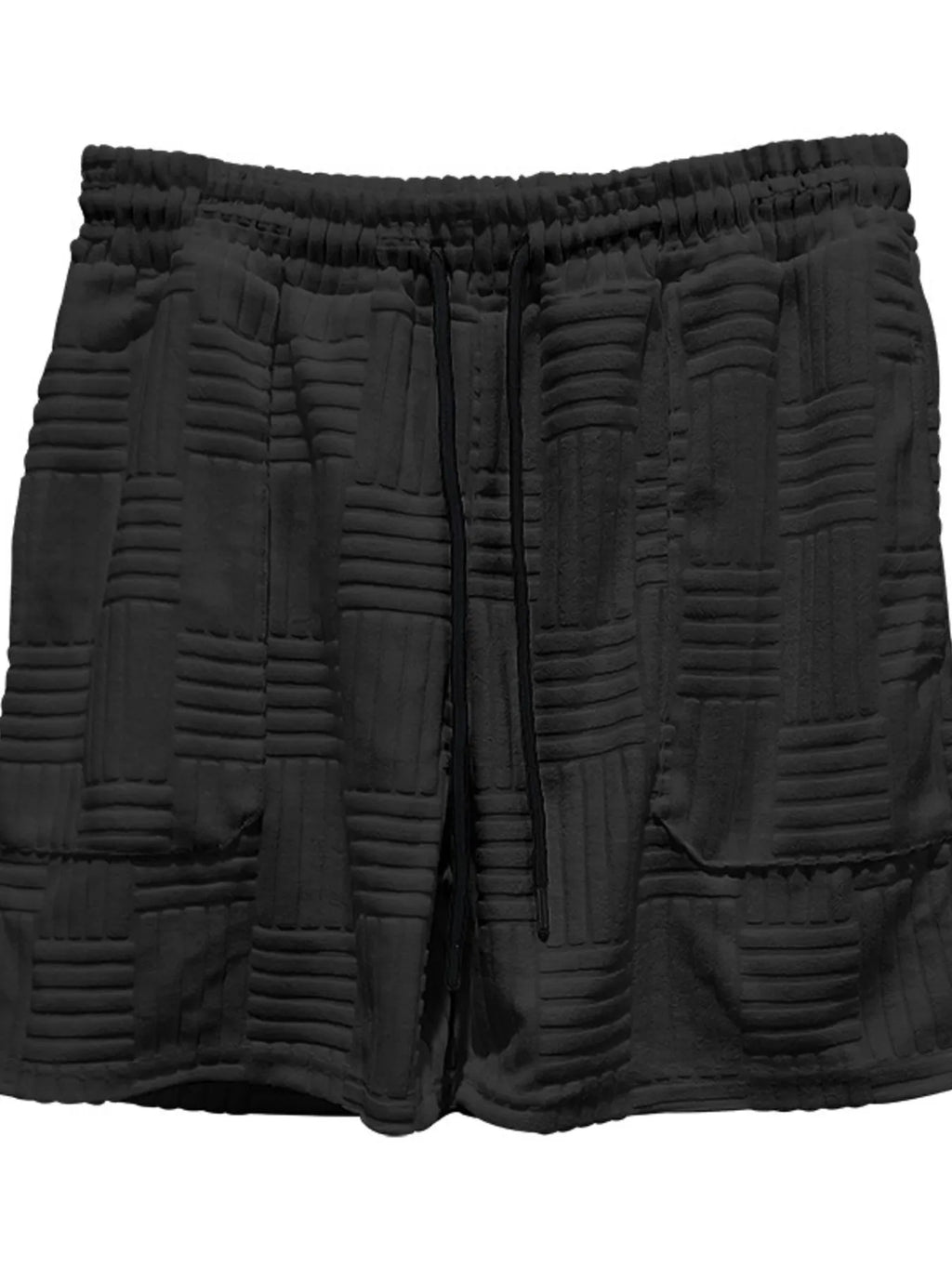 Men's Full Size Button Up Short Sleeve Top and Shorts Set Plus Size