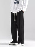 Men's Plus Size Casual Wide Leg Drawstring Pants
