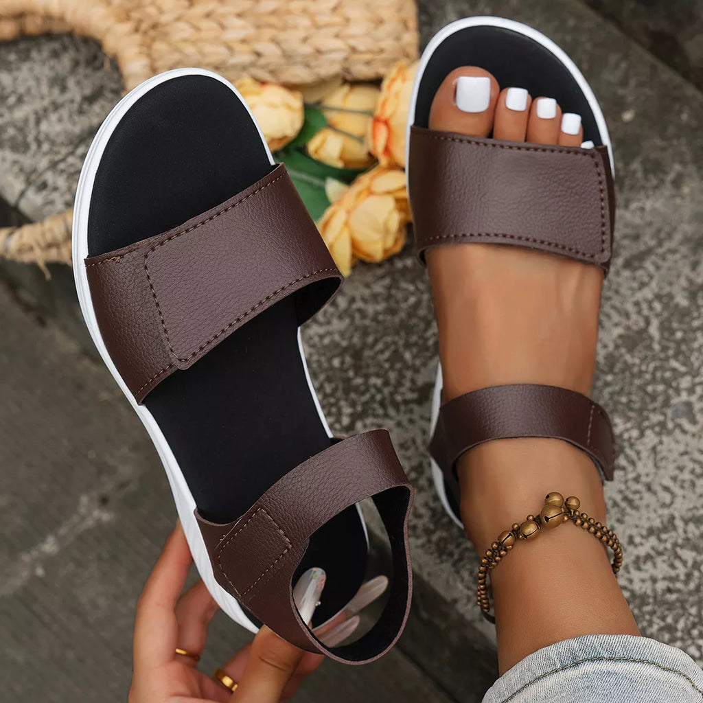 Open Toe Flats Sandals
