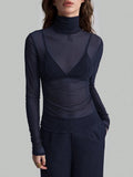 Turtleneck Long Sleeve Top