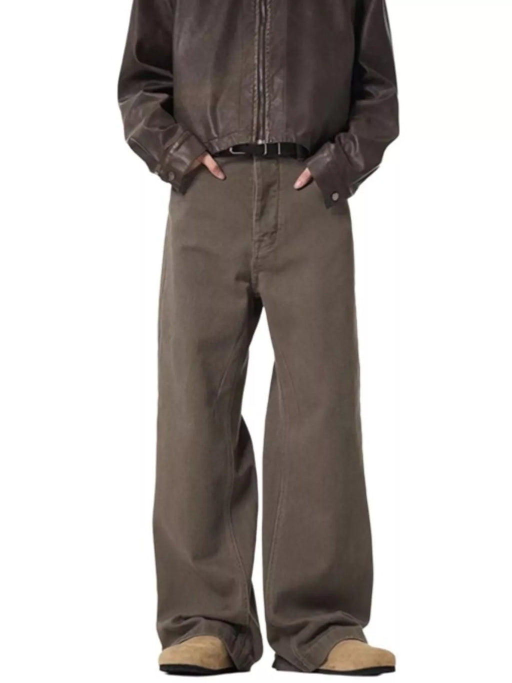 Men's Full Size Wide Leg Jeans Plus Size