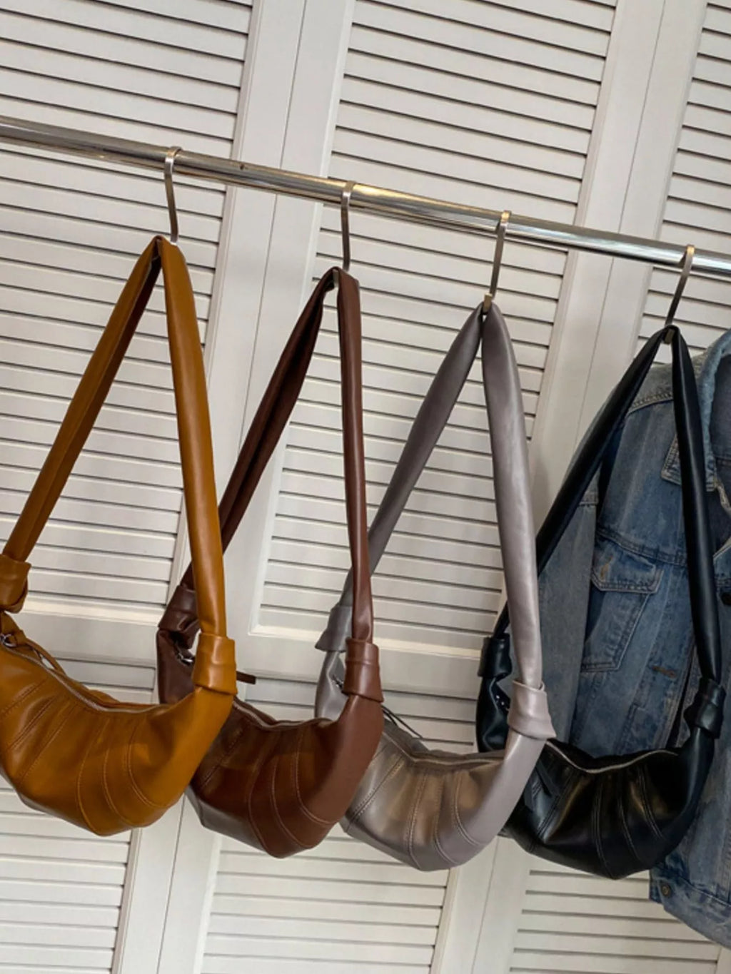 Stylish Crescent Hobo Crossbody Bag