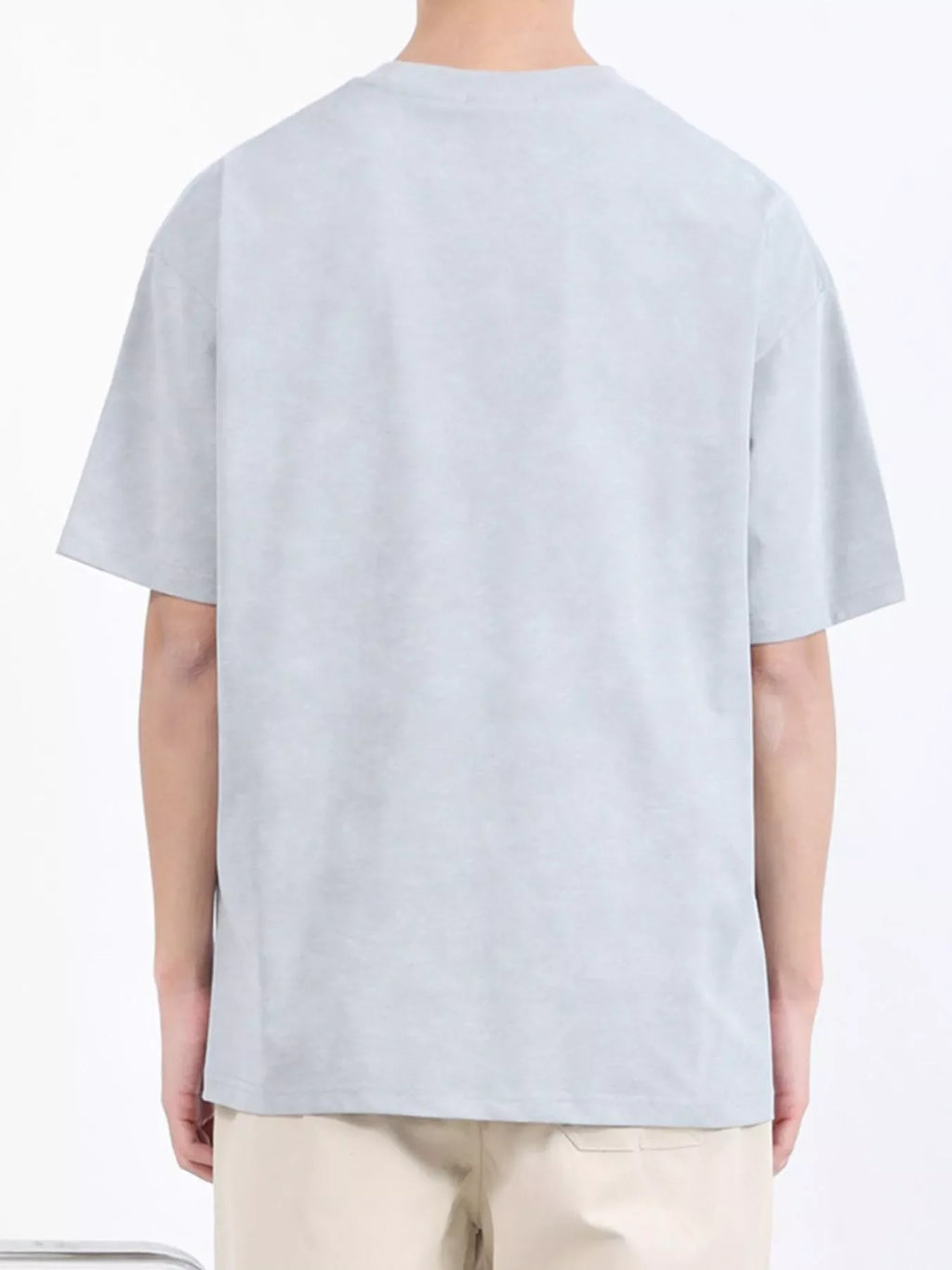 Men's Plus Size Round Neck Short Sleeve T-Shirt