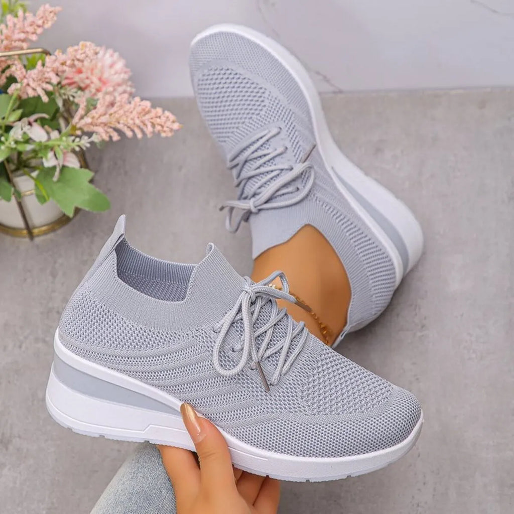 Lace Up Wedge Athletic