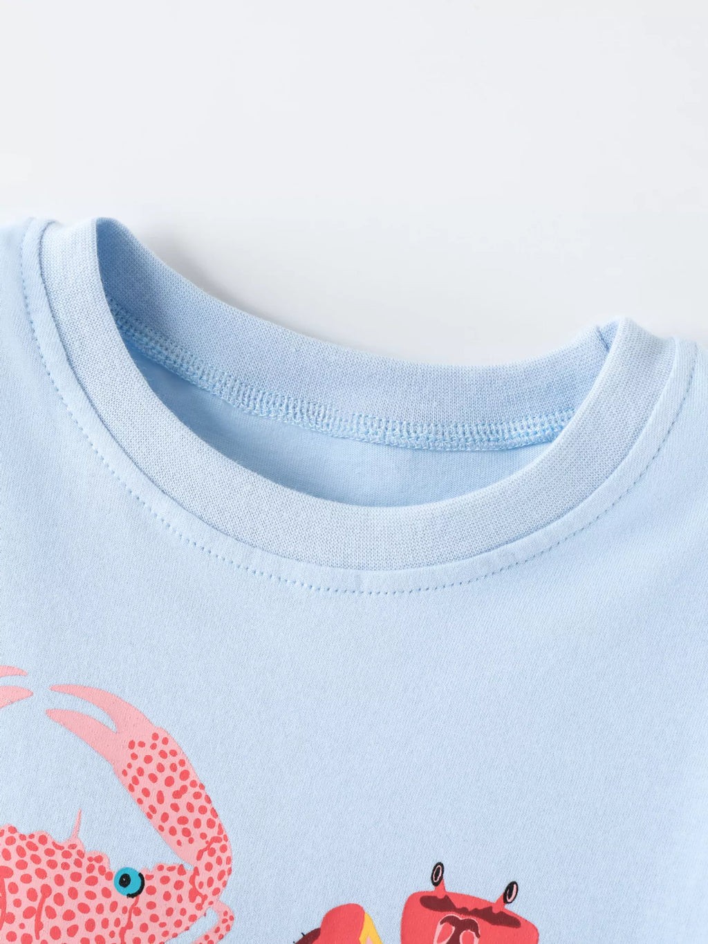 Children's Crab Print Tee and Shorts Set