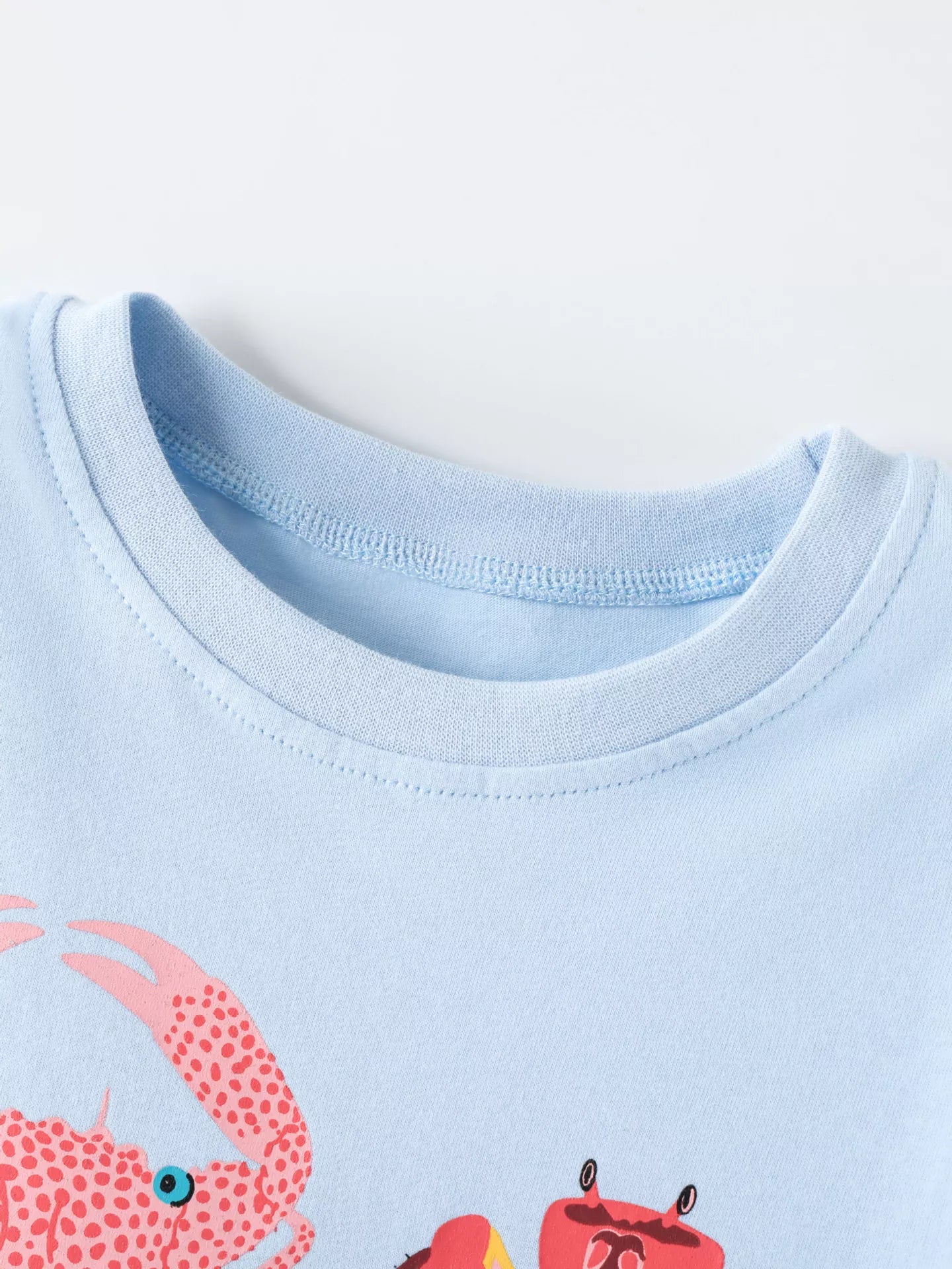 Children's Crab Print Tee and Shorts Set