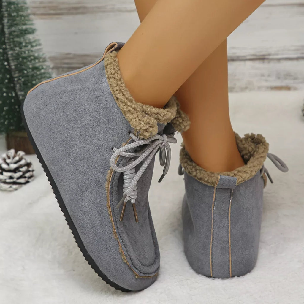 Plush Lining Ankle Boots
