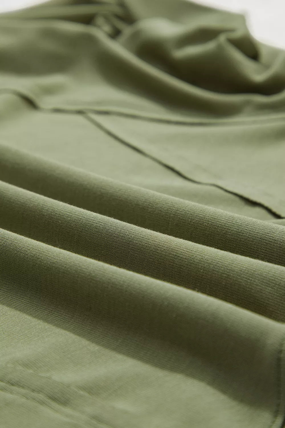 Long Sleeve Round Neck Paneling T-Shirt