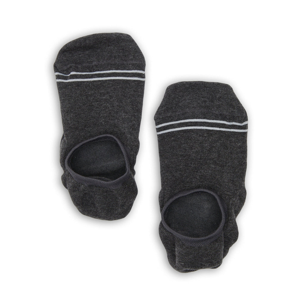 Beau Charcoal No Show Socks