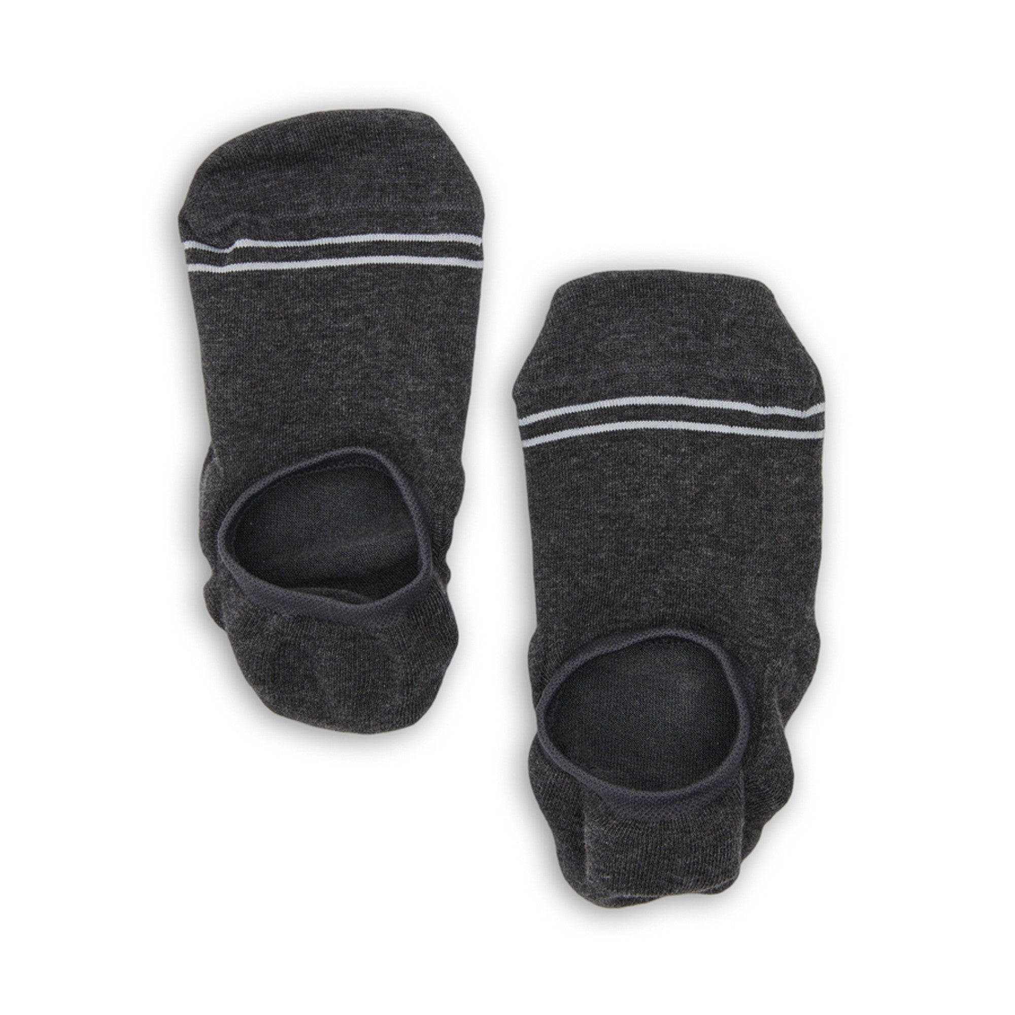 Beau Charcoal No Show Socks