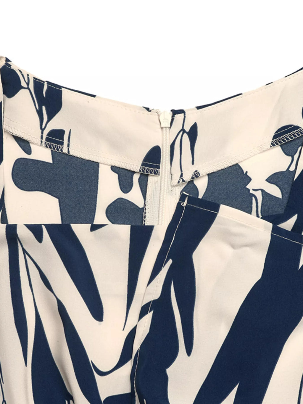 Printed Square Neck Maxi Dress