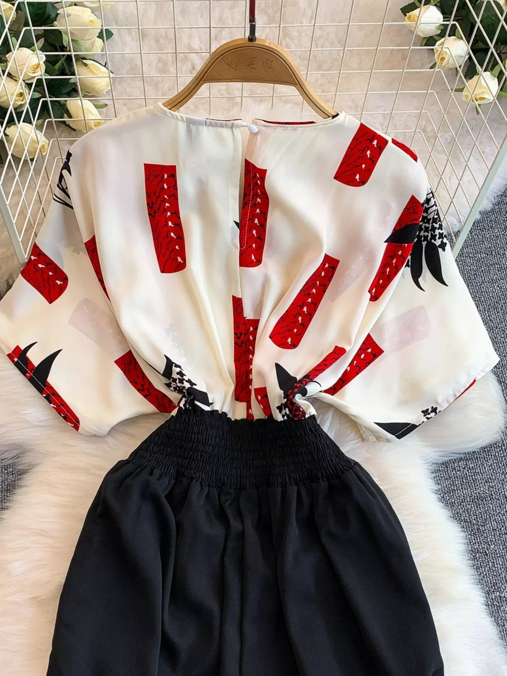 Printed Wide Leg Jumpsuit