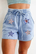 Star Drawstring Shorts