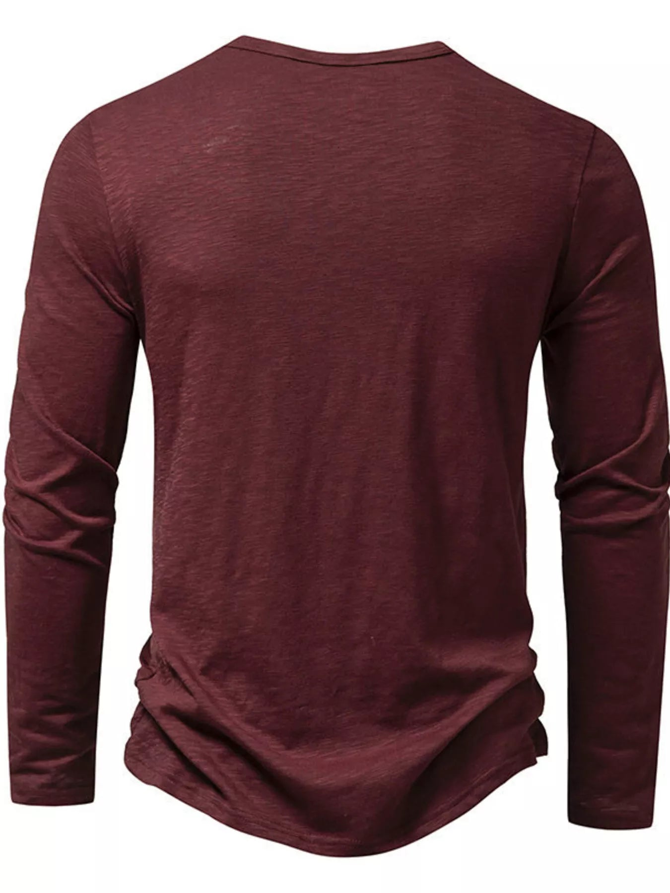 Men's Long Sleeve Henley T-Shirt