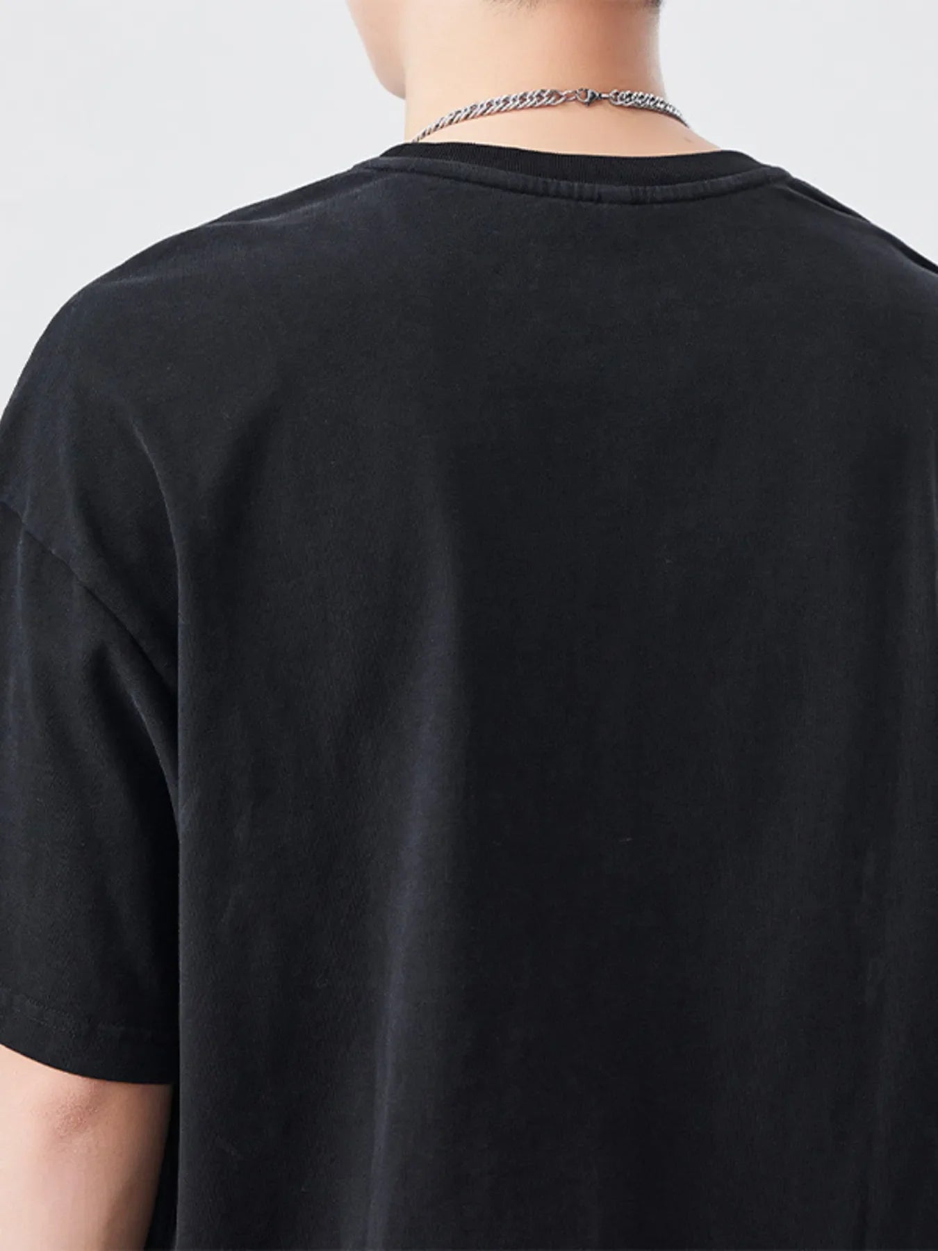 Men's Plus Size Round Neck Short Sleeve T-Shirt
