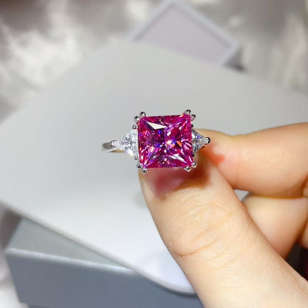 5 Carat Moissanite 925 Sterling Silver Ring