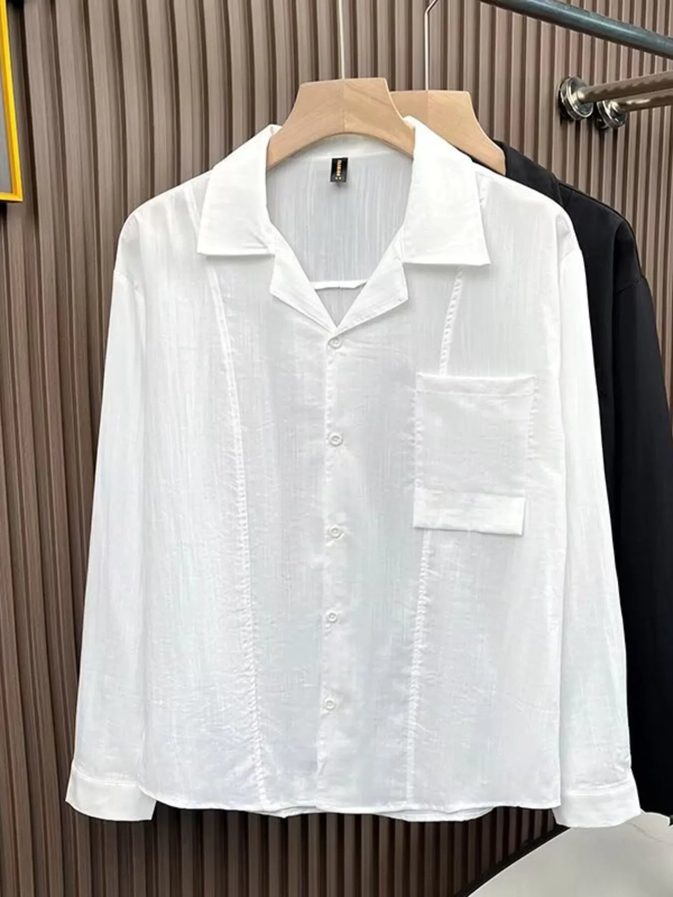 Men's Long Sleeve Button-Down Shirt