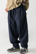 Men's Plus Size Drawstring Pants with Pockets
