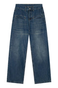 Front Pockets Baggy Jeans