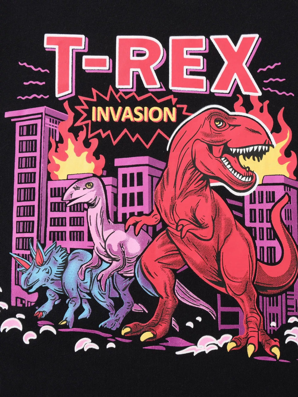 Children's T-Rex Invasion Graphic T-Shirt