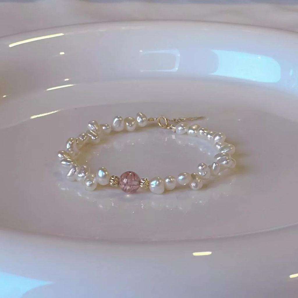 Pearl & Crystal Bracelet