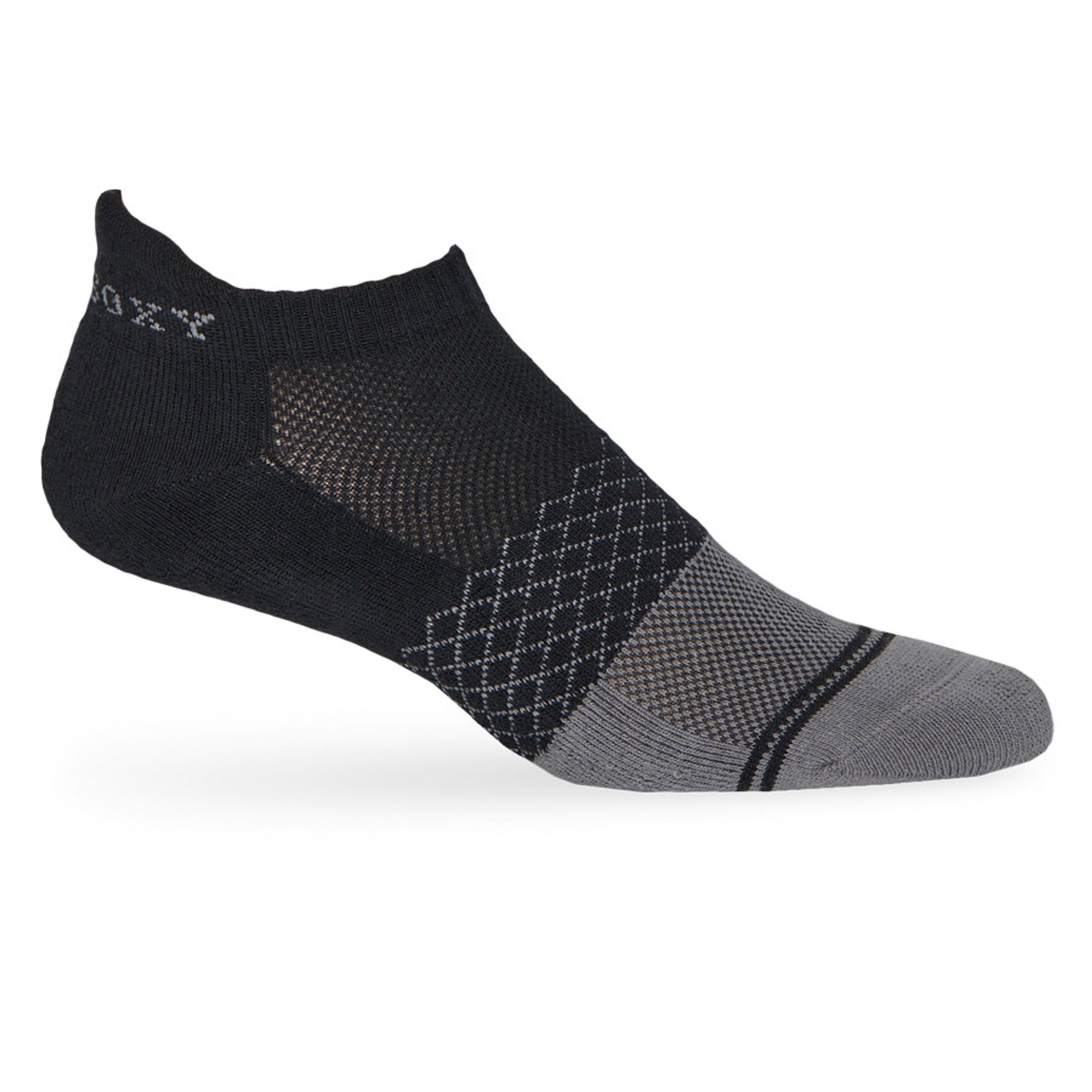 Black and White Ankle Socks 2-Pack