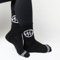 Black Sip Casual Crew Socks