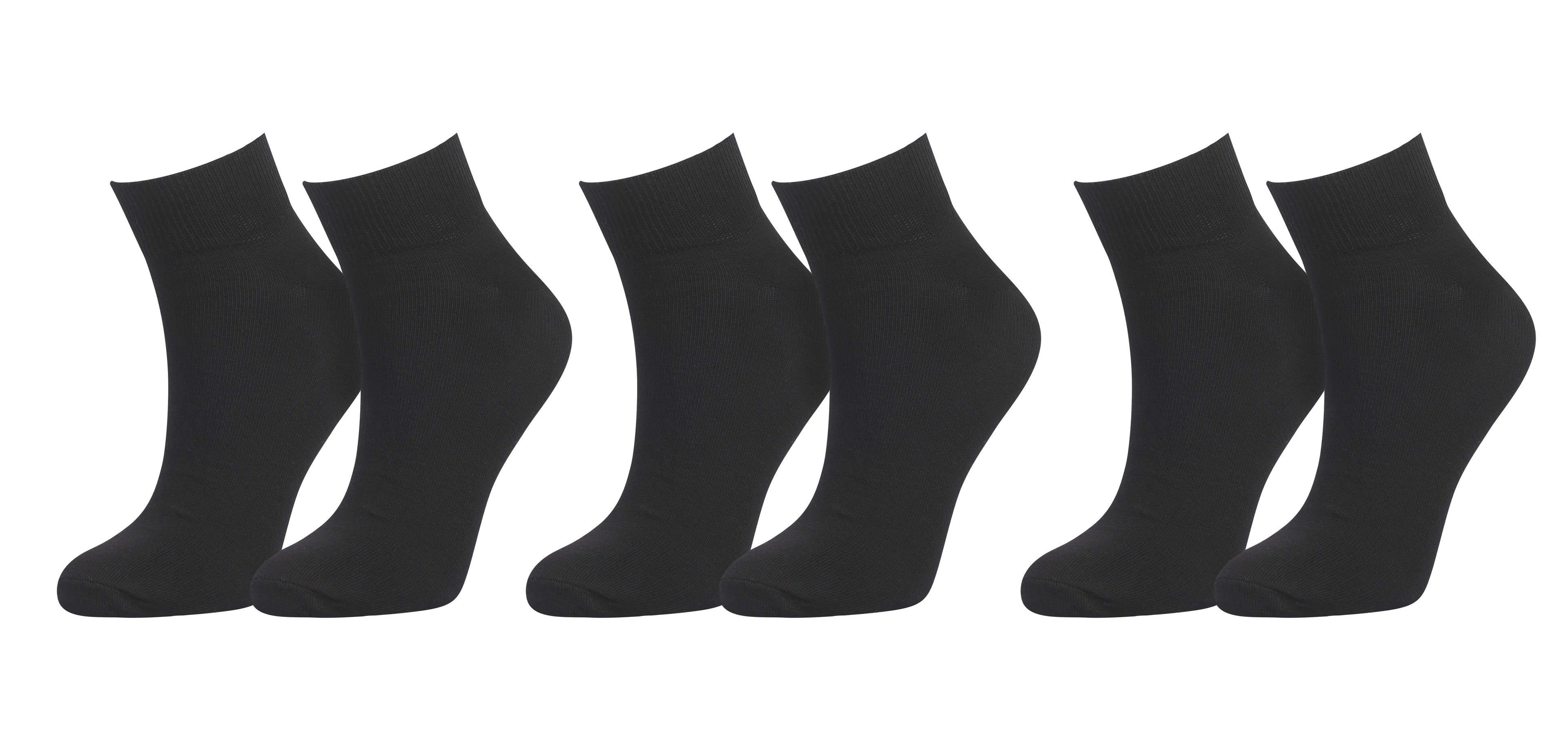 tittimitti Men’s 98% Organic Cotton Ankle Socks 3-Pack – Breathable Everyday Ankle Socks