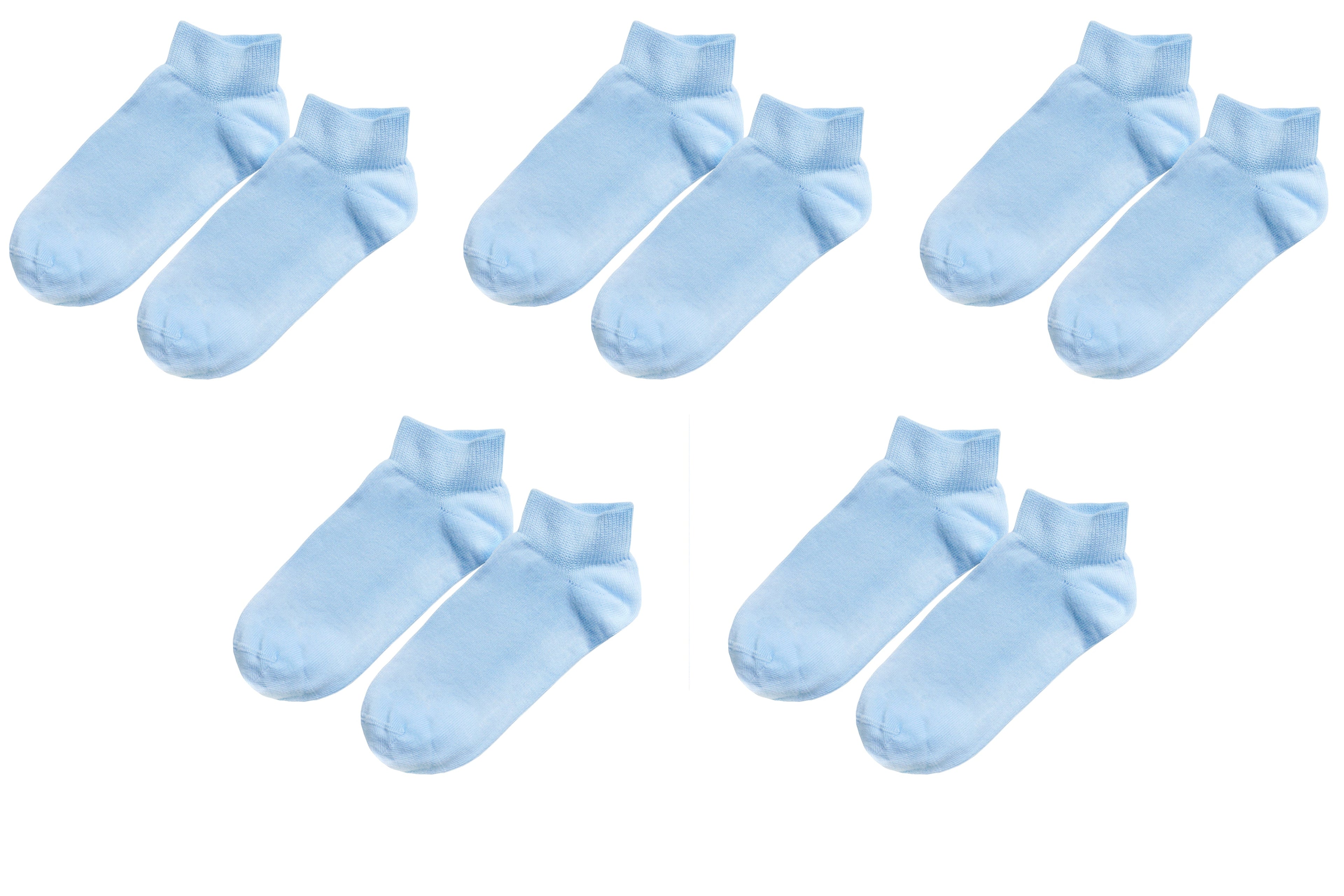 tittimitti® Kids 98% Organic Cotton Ankle Socks 5-Pack – Breathable Lightweight Socks for Active Kids