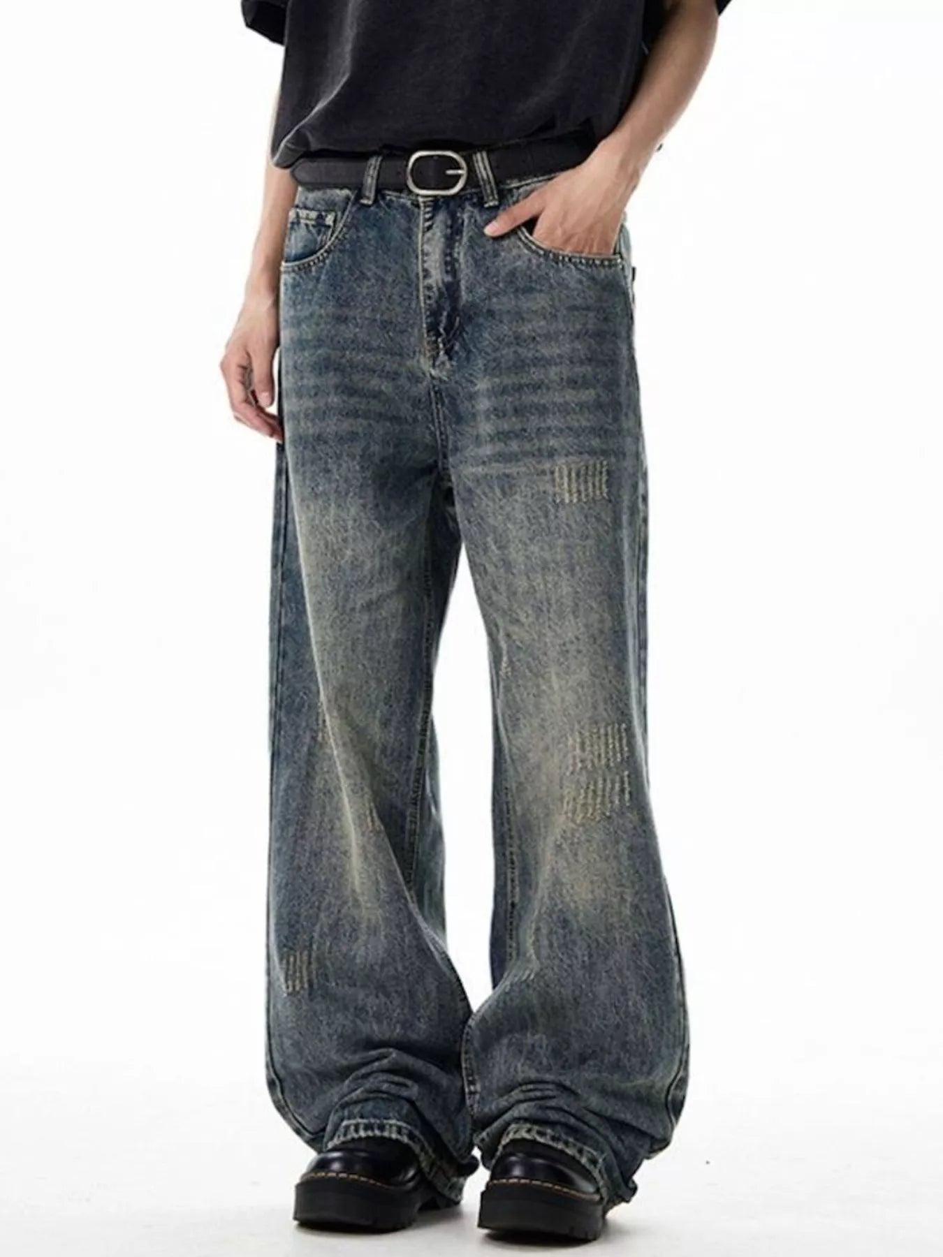 Men's Wide Leg Jeans