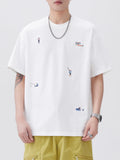 Men's Plus Size Round Neck Short Sleeve T-Shirt