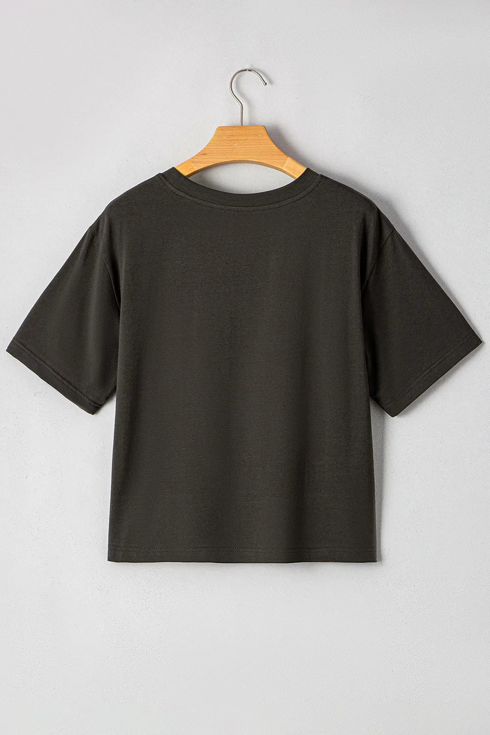 Bull Head Skull Round Neck Short Sleeve T Shirt