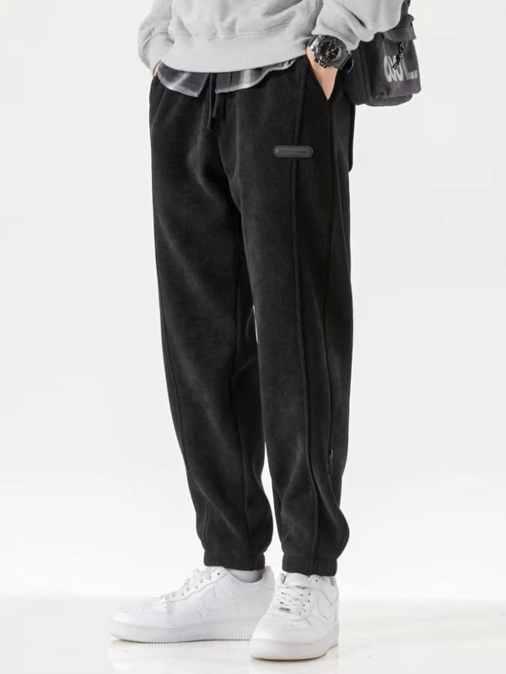 Men's Plus Size Drawstring Loose Fit Joggers