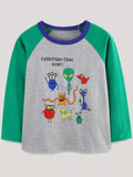 Children's "Extraterrestrial Beings" Graphic Long Sleeve T-Shirt