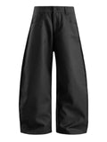 Men's Wide Leg High Waisted Pants