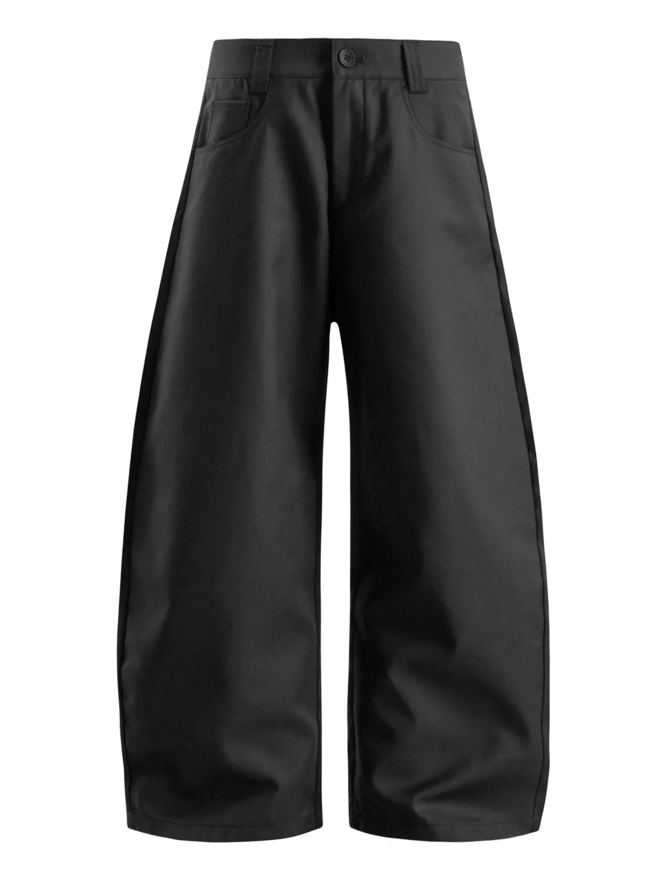 Men's Wide Leg High Waisted Pants