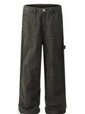 Men's Baggy Cargo Jeans with Multi-Pocket