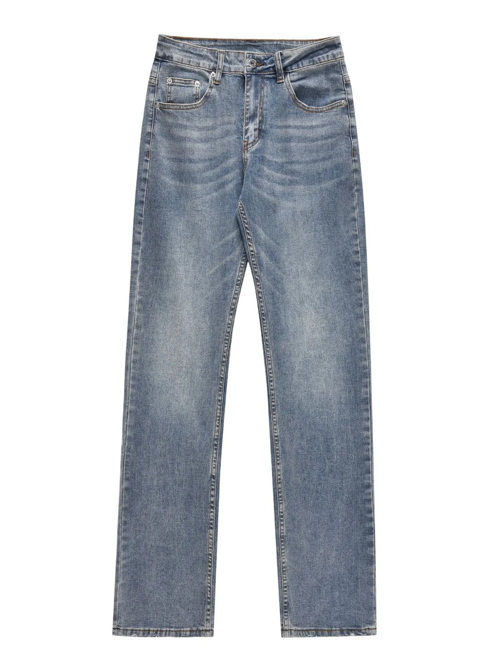 Men's Wash Straight Leg Jeans